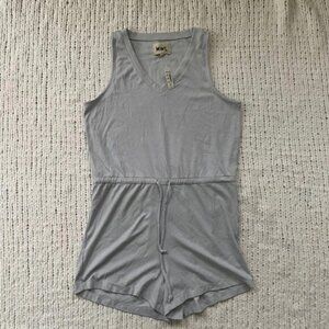Madewell Womens Lavender Grey Breeze Romper
